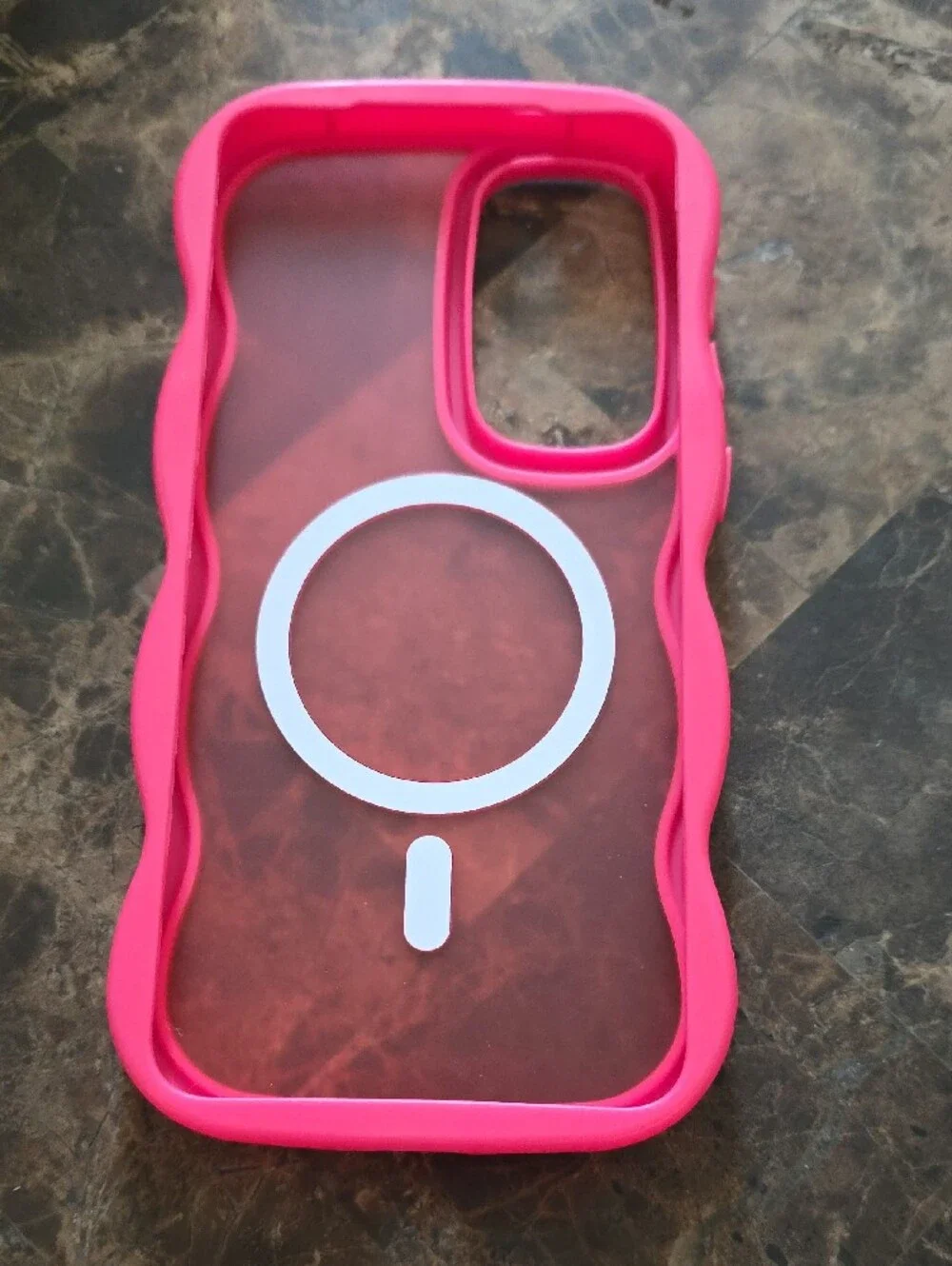 Pink MagSafe-Compatible Silicone Phone Case Samsung S25+